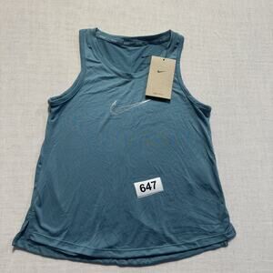 Nike DriFit One Tank Top KIDS BLUE Sz S Brand New
